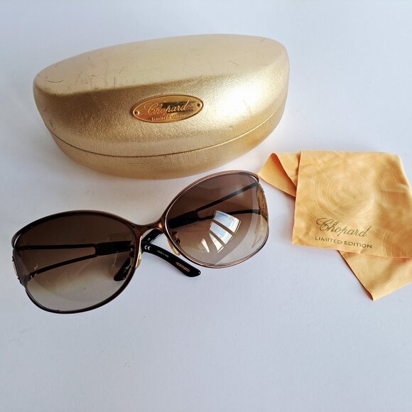 Women's Chopard Limited Edition Brown Sunglasses - Picture 15 of 15